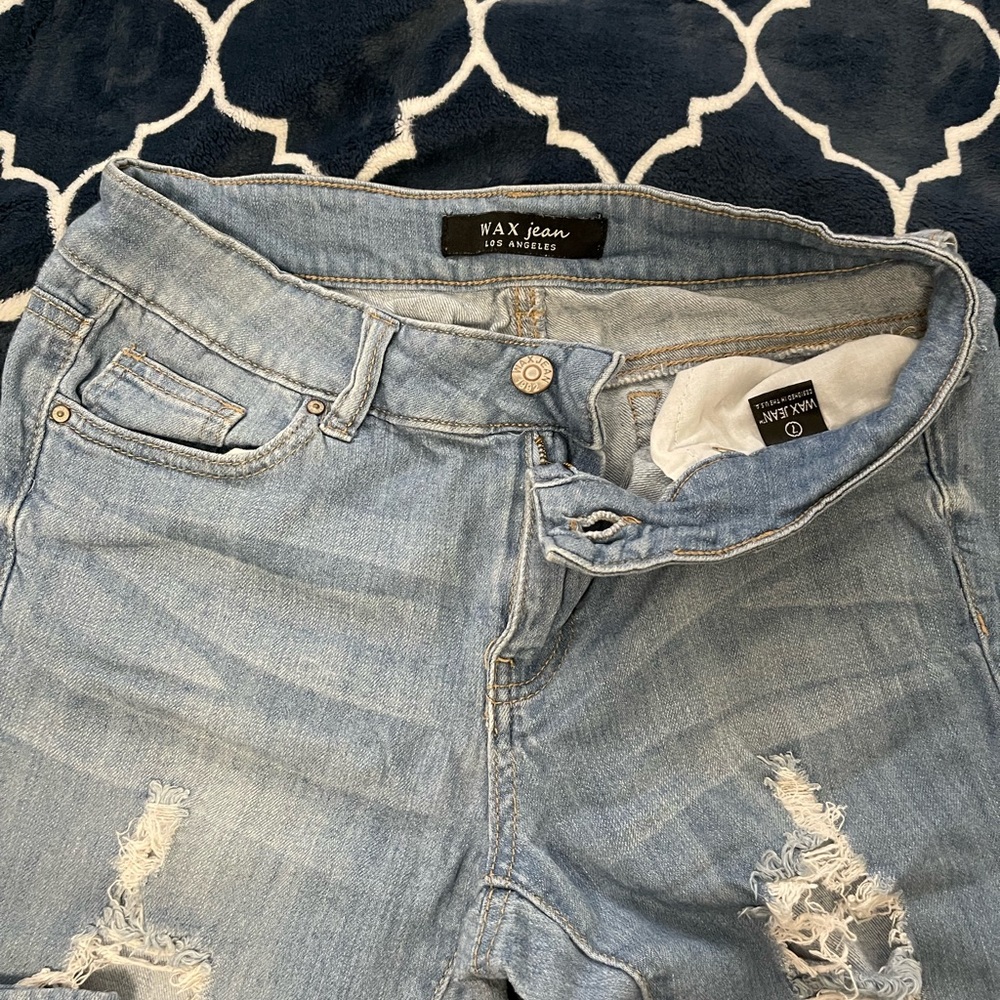 Loose wax jeans